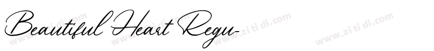 Beautiful Heart Regu字体转换